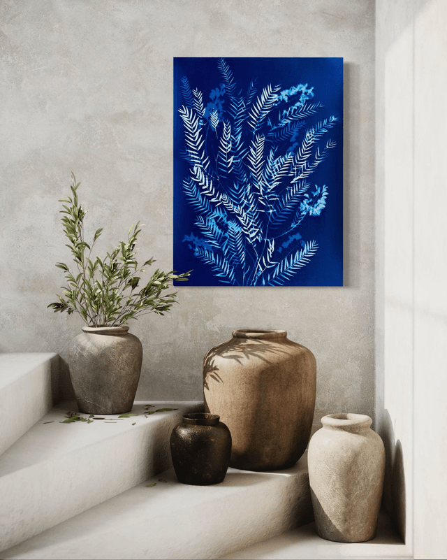 "Echappée Varoise" Cyanotype original