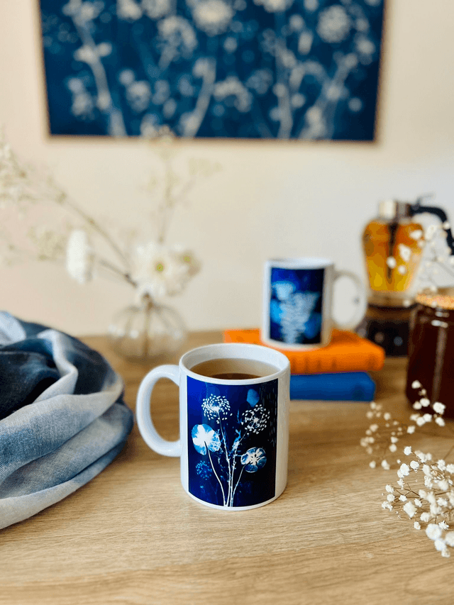Mug cyanotype