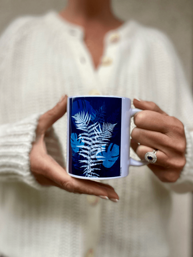 Mug cyanotype