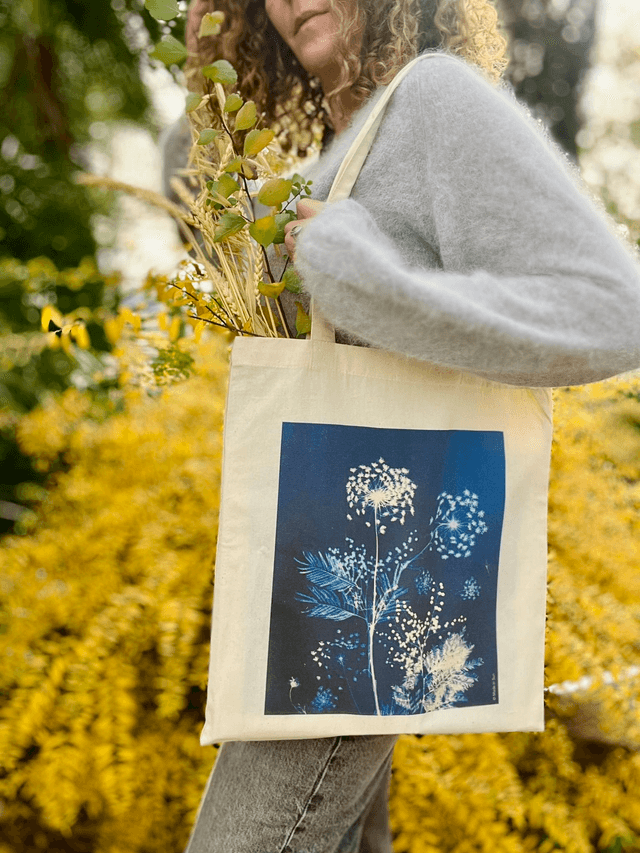 Totebag cyanotype